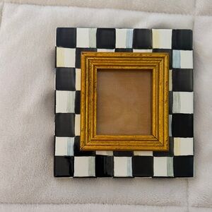 McKenzie-Childs frame, vintage; measures. 6”x7”